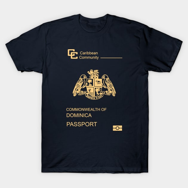 Dominica passport T-Shirt by Travellers